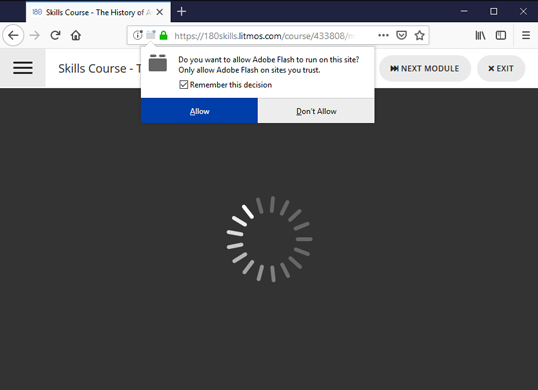 Enable Flash Plugin - Firefox